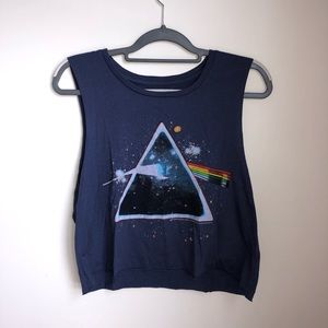 American Eagle Pink Floyd crop top